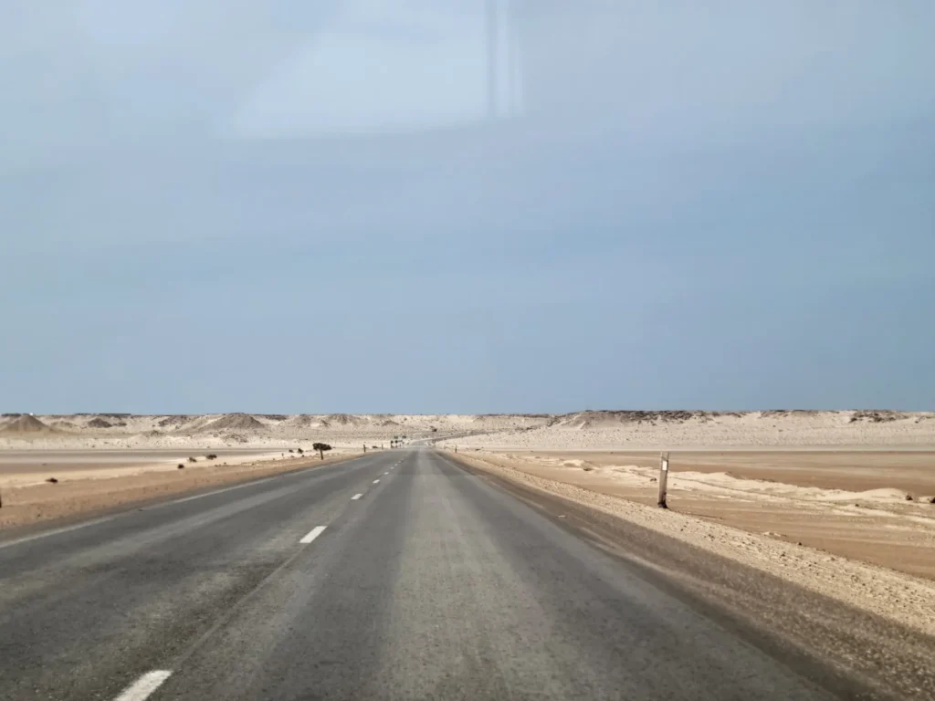 Western Sahara - driving in the desert