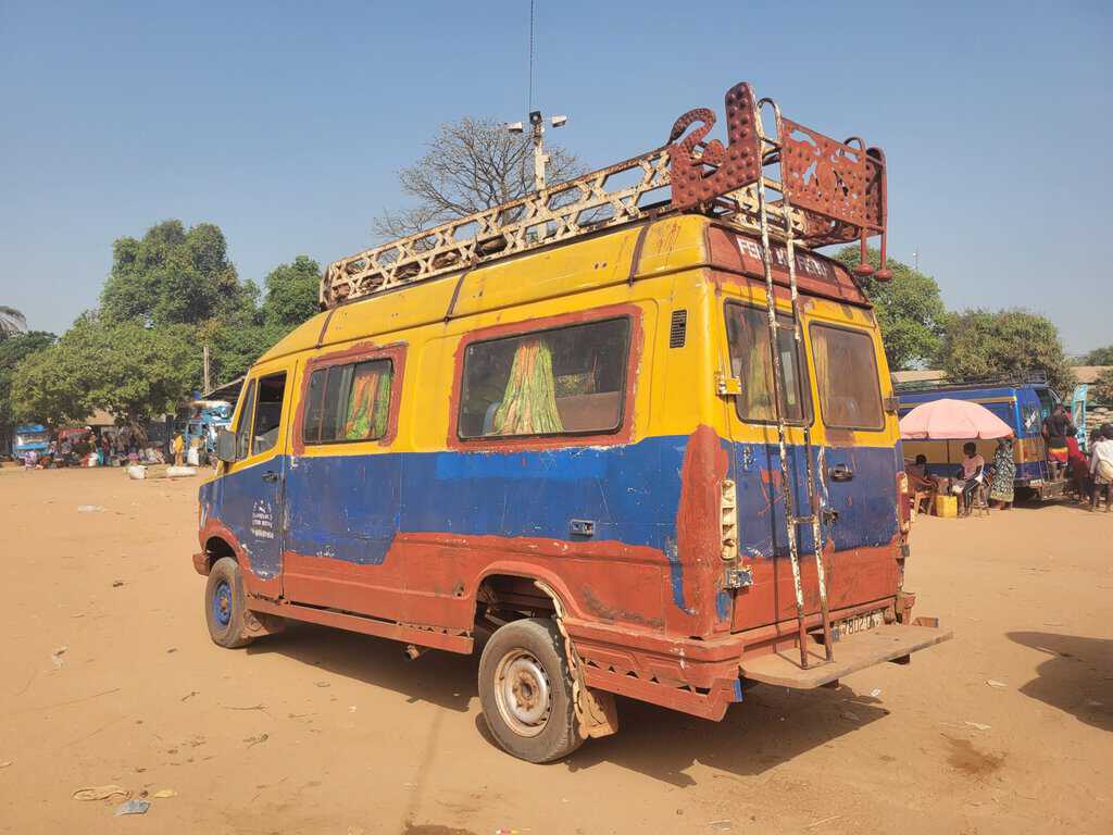 Guinea-Bissau - local buses are popular and fill up quickly