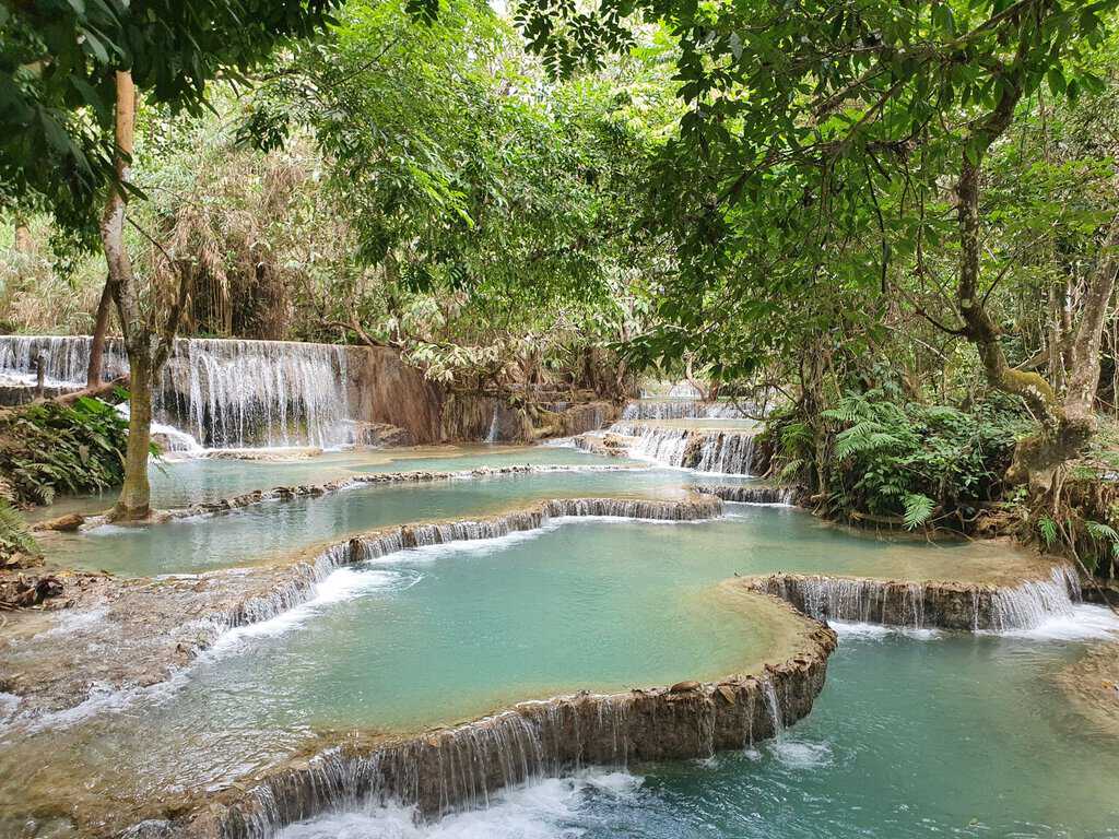 Laos - Kuang Si Falls in Luang Prabang