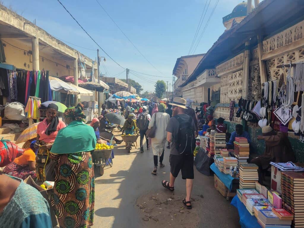 West Africa - local markets are busy places