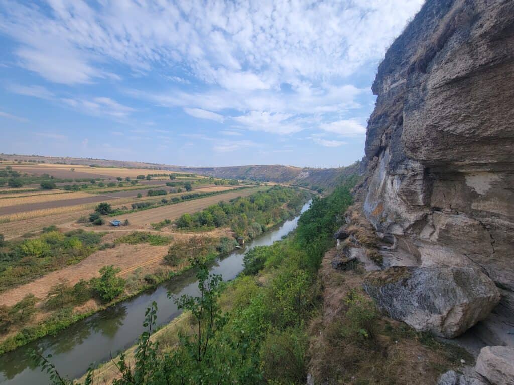 Moldova - stunning views from the ancient caves in Old Orhei