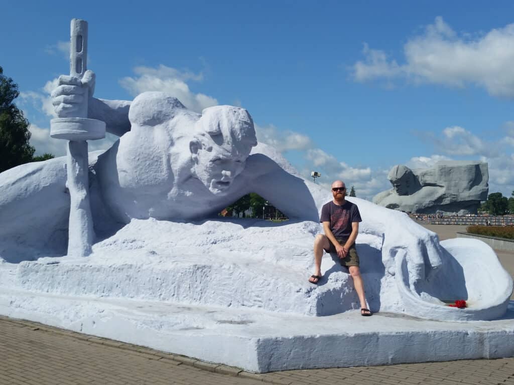 Belarus - massive monuments at Brest Fortress symbolize WWII resilience