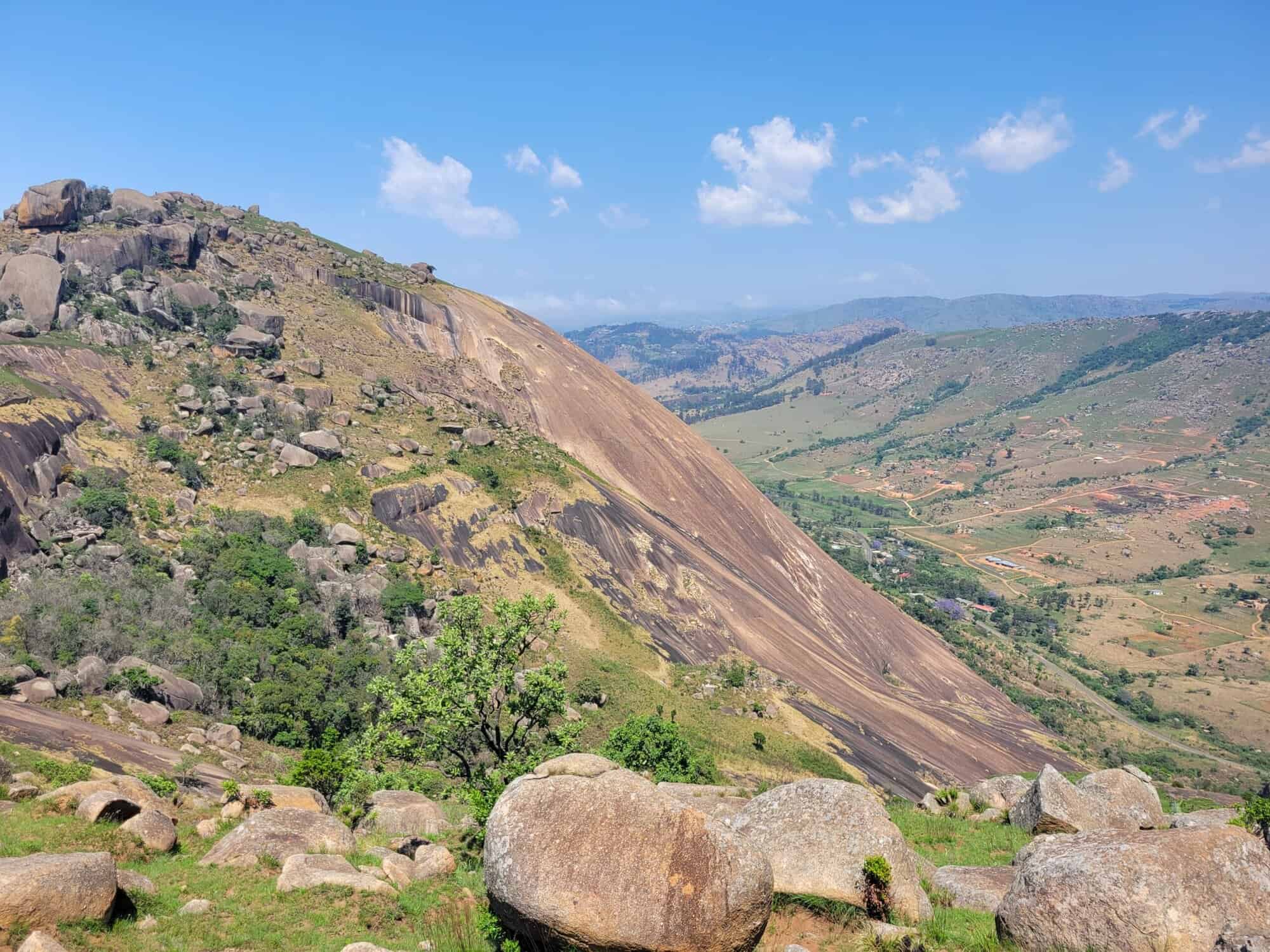 Eswatini – the hike to Sibebe Rock rewards you with beautiful views