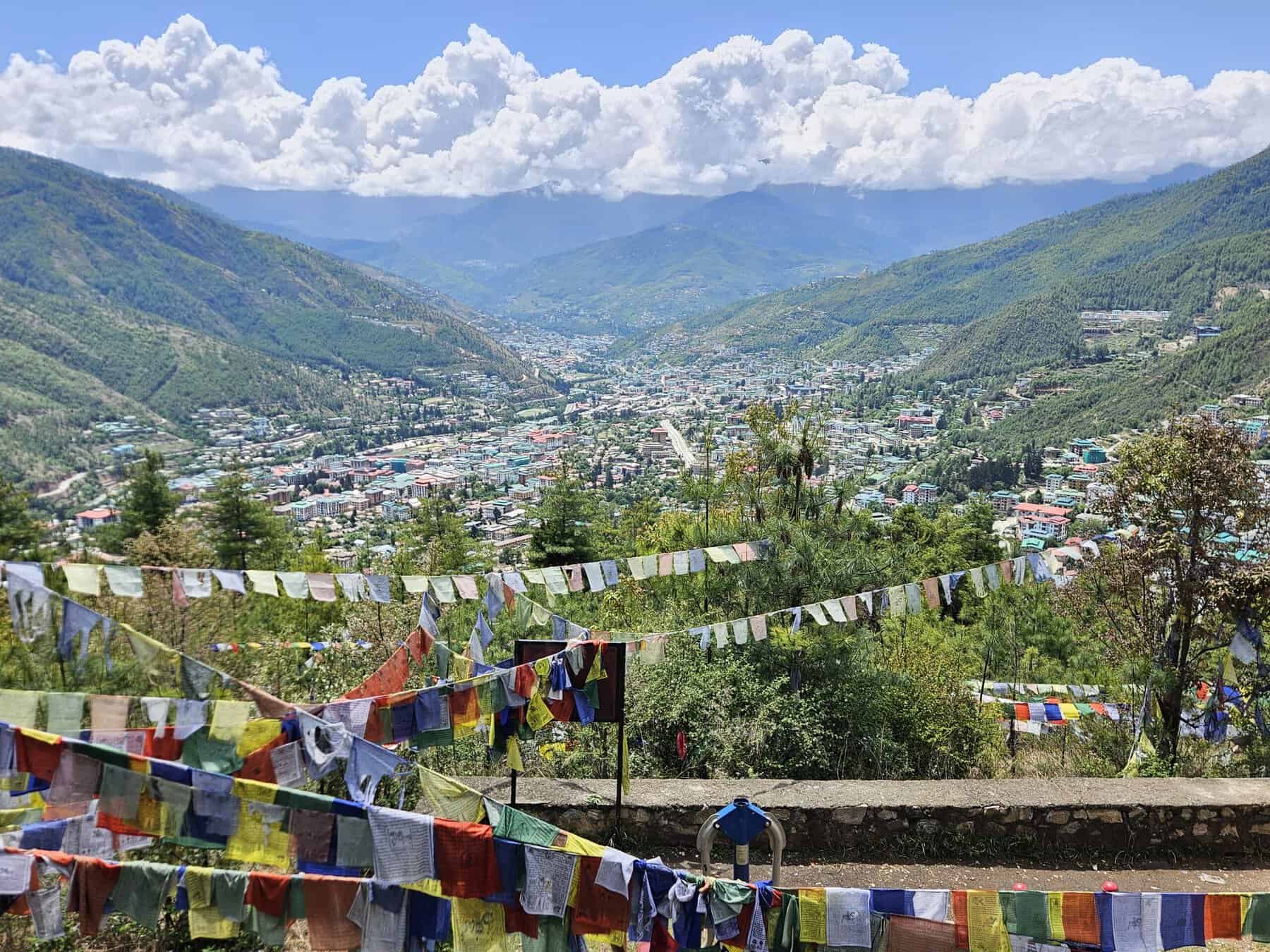Bhutan - valleys and mountains combine to create a stunning landscape